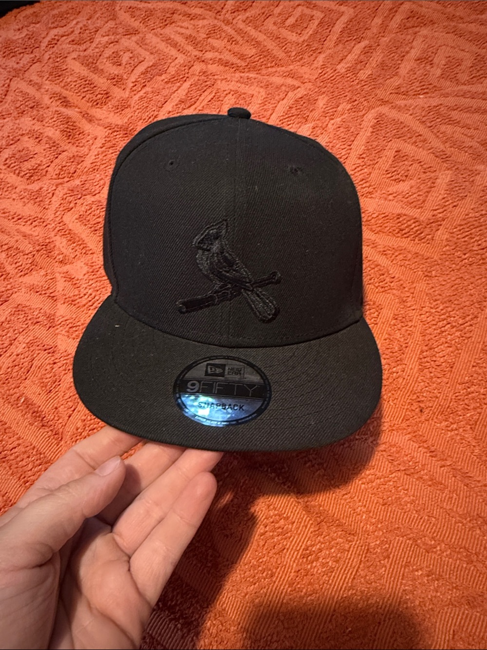 New Era Black Cardinals Snapback Hat